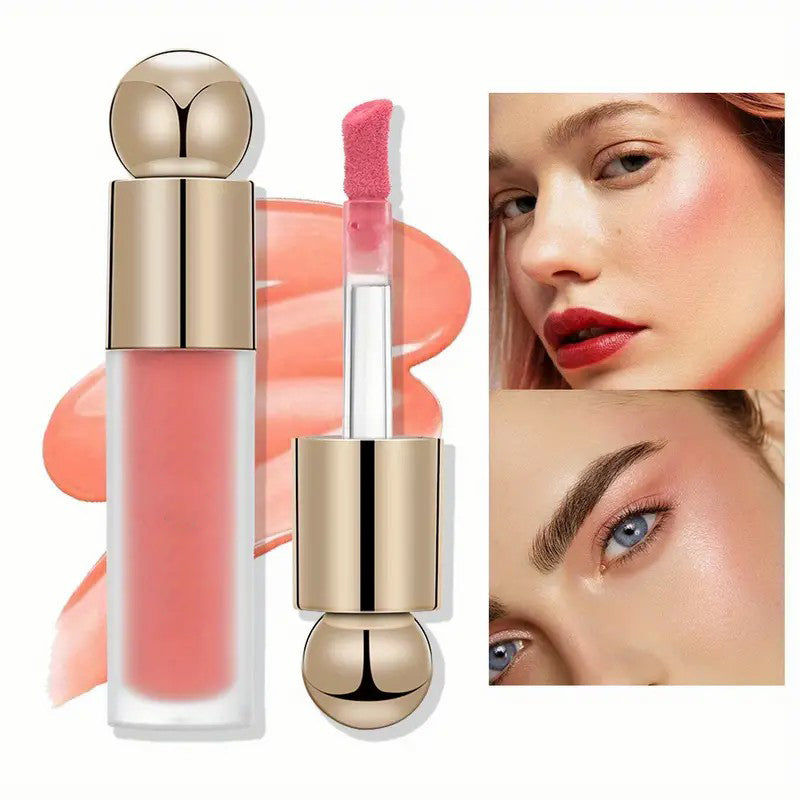Blush liquide waterproof longue tenue, teinte naturelle de peau