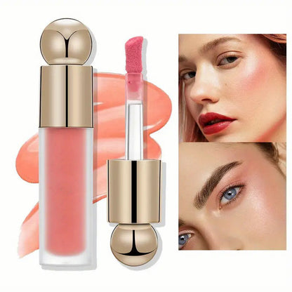 Blush liquide waterproof longue tenue, teinte naturelle de peau