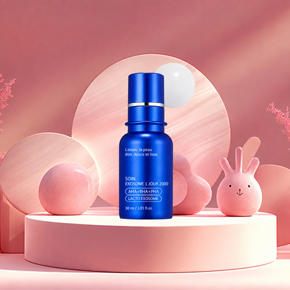 Sérum Visage Bleu – Anti-Imperfections & Contrôle du Sébum – Soin Coréen