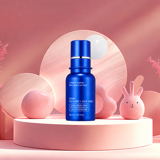 Sérum Visage Bleu – Anti-Imperfections & Contrôle du Sébum – Soin Coréen