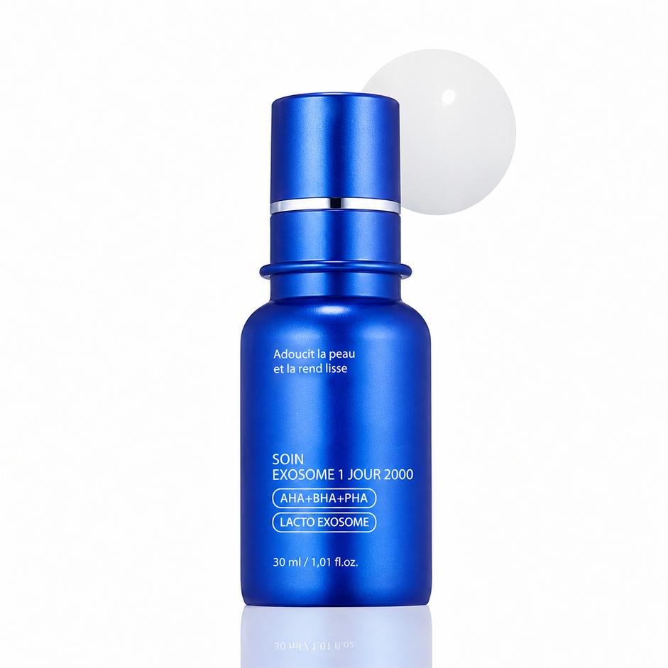 Sérum Visage Bleu – Anti-Imperfections & Contrôle du Sébum – Soin Coréen