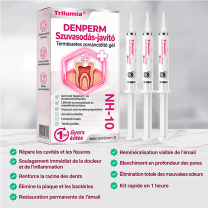 🇫🇷 Trilumia® DenPerm🦷 Gel de Soin Dentaire Avancé – Émail Plus Fort & Sourire Naturel ✨