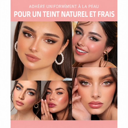 Blush liquide waterproof longue tenue, teinte naturelle de peau