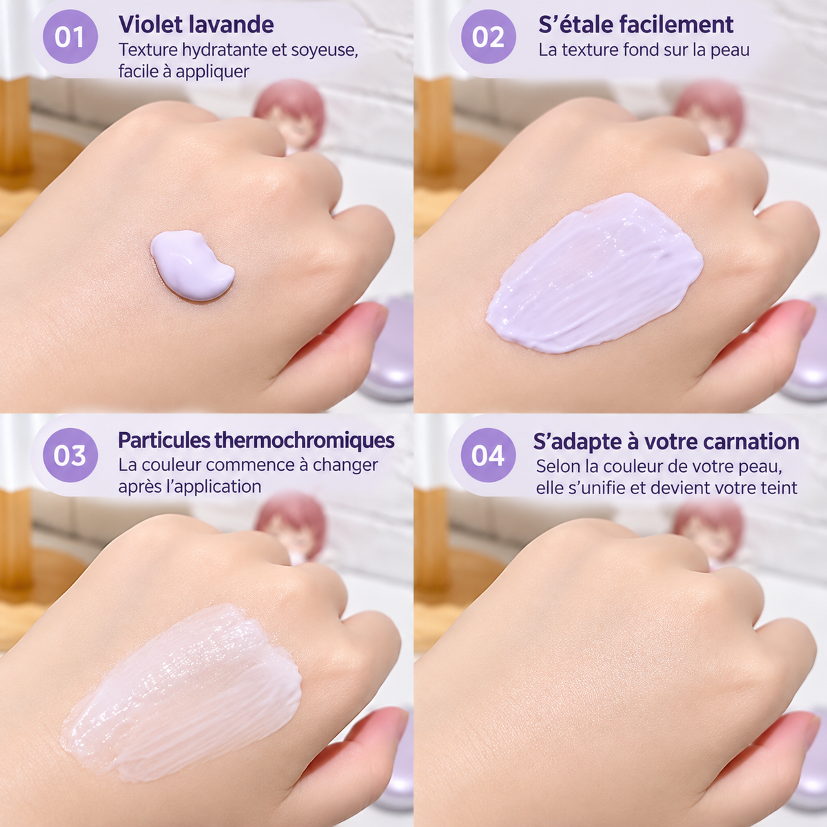 Base de Teint Lissante Instantanée pour les Pores
